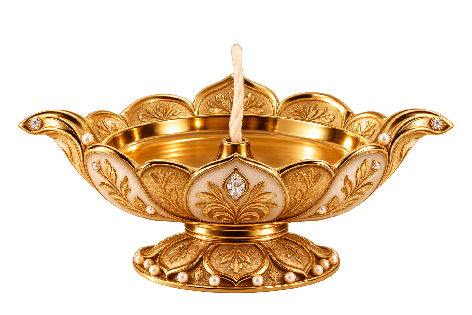 Golden diya